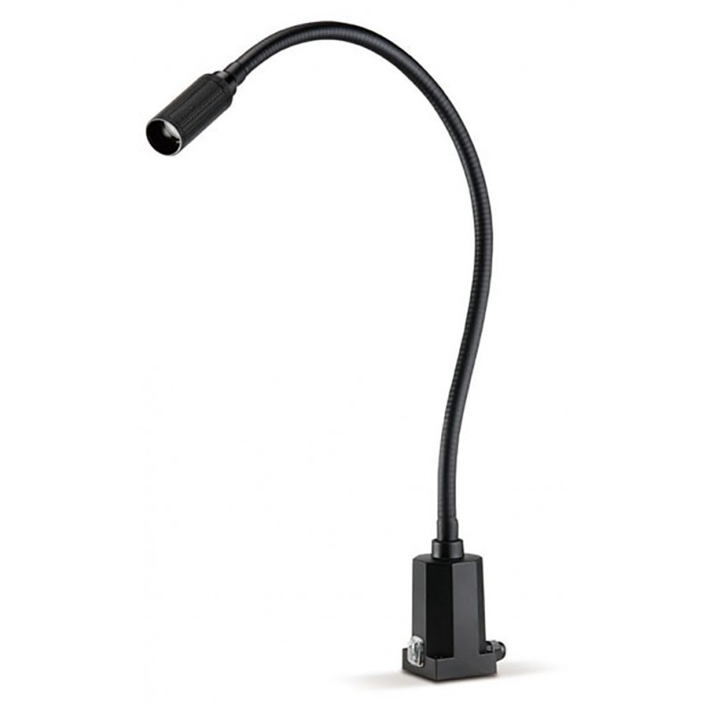 Lampe LED en aluminium flexible et PP léger alimentée par prise