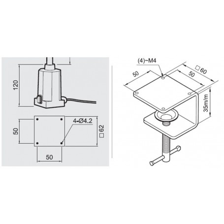 Lampe de travail LED dimmable barre lumineuse 300 mm MW Tools WL20V230